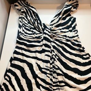 women’s zebra dress